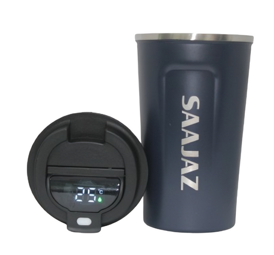 SAAJAZ Insulated Travel Mug with Digital Display